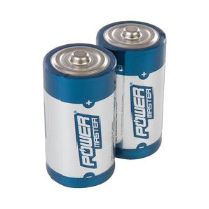 Powermaster C-Type Super Alkaline Battery LR14 2 Pack