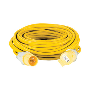 Defender Extension Lead Yellow 2.5mm2 16A 25m