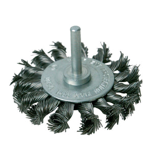 Silverline Rotary Steel Twist-Knot Wheel