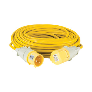 Defender Extension Lead Yellow 4mm2 32A 25m