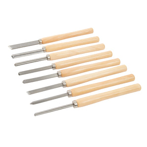 Silverline Wood Turning Chisel Set 8 Pieces