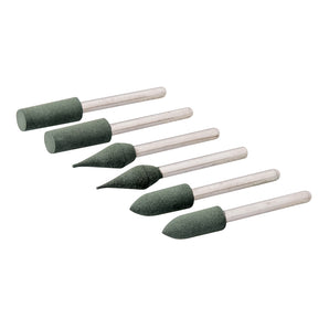 Silverline Rotary Tool Rubber Polishing Point Set 6 Pieces