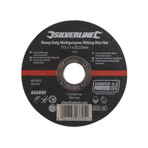 Silverline Heavy Duty Multipurpose Slitting Disc Flat