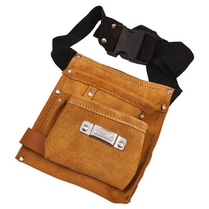 6 Pocket Leather Tool Belt