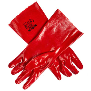 PVC Gauntlet Gloves XL (Size 10)
