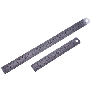 Two Piece Steel Ruler Set