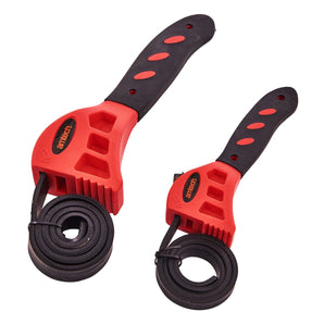 Two Piece Strap Wrench Set