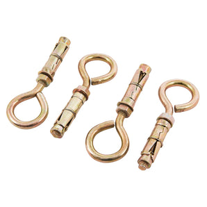 4 Piece 10mm Closed Hook Bolts