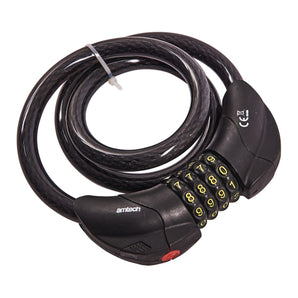 900mm (35") X 12mm Security Cable With Built-In Led Combination Lock
