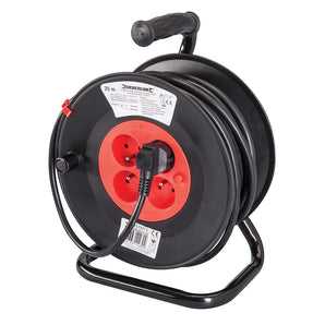 Silverline French Type E Cable Reel 230V