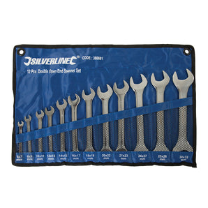 Silverline Open Ended Spanner Set 12 Pieces
