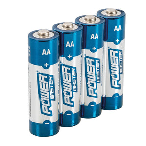 Powermaster AA Super Alkaline Battery LR6 4 Pack