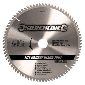 Silverline TCT Veneer Blade 100T