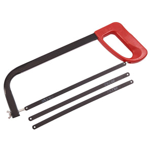 300mm (12") Hacksaw With 3 Blades